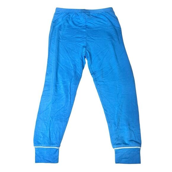 NWOT Eberjey Kids Tencel Modal Unisex Long PJ Pants Blue Sz 4 - Picture 5 of 5